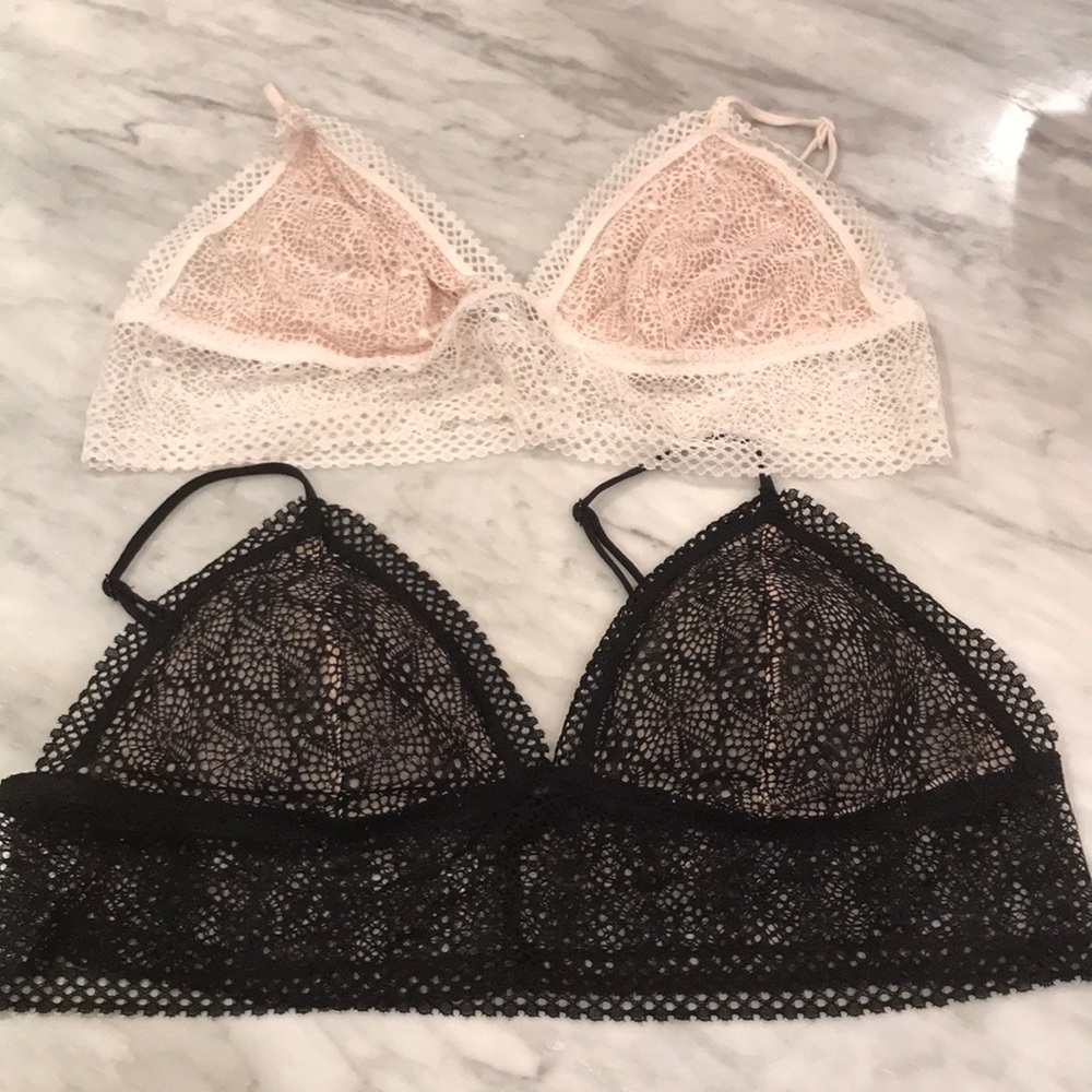 2 Victoria’s Secret Long Line Bralettes XL